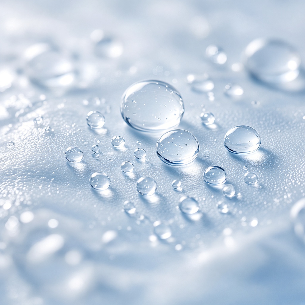 Water droplets suggesting hydration
